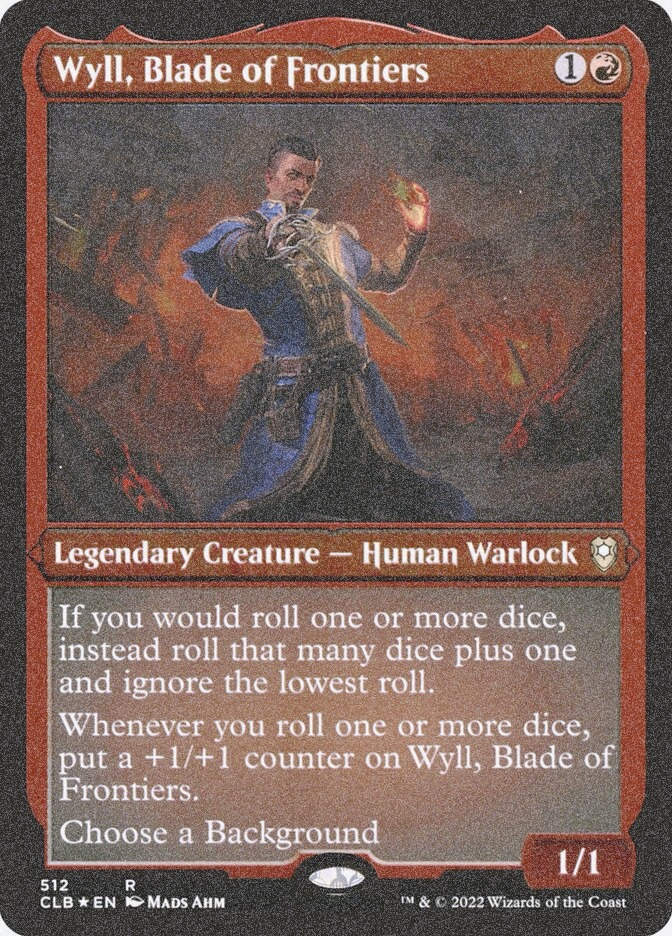 Wyll, Blade of Frontiers (CLB) (512) / Foil Etched