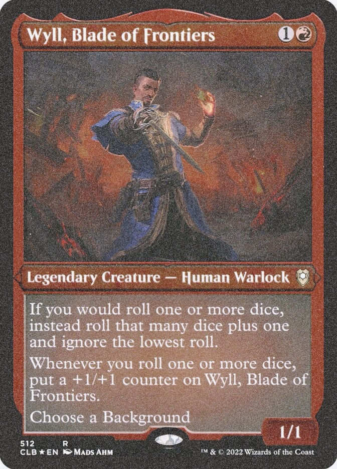 Wyll, Blade of Frontiers (CLB) (512) / Foil Etched