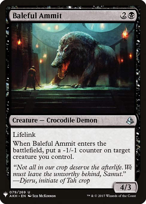 Baleful Ammit (PLST) (AKH-79)