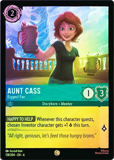 Aunt Cass - Biggest Fan (LOR_AZU) / Foil