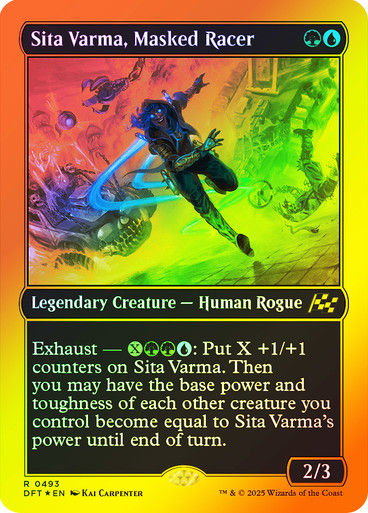 Sita Varma, Masked Racer (DFT) (493)  / First Place Foil