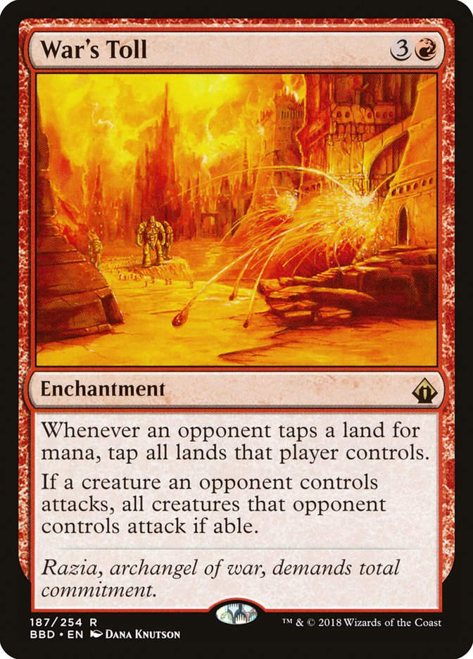 War's Toll (BBD) (187) / Foil