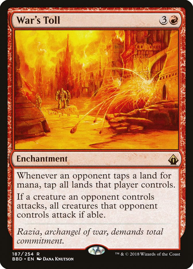 War's Toll (BBD) (187) / Foil