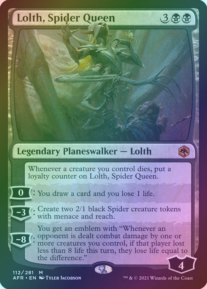 Lolth, Spider Queen (AFR) (112) / Foil