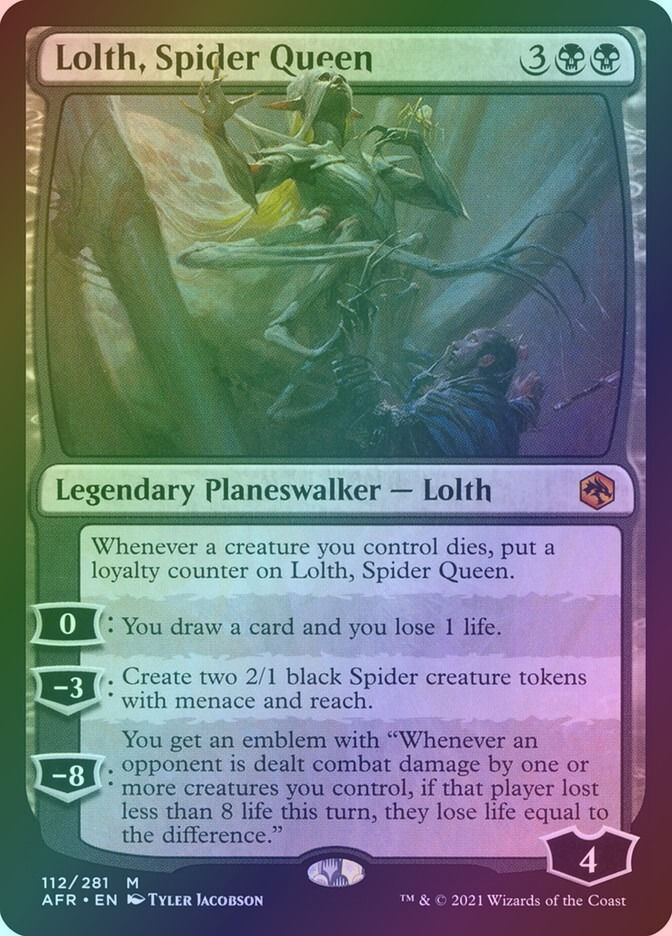 Lolth, Spider Queen (AFR) (112) / Foil