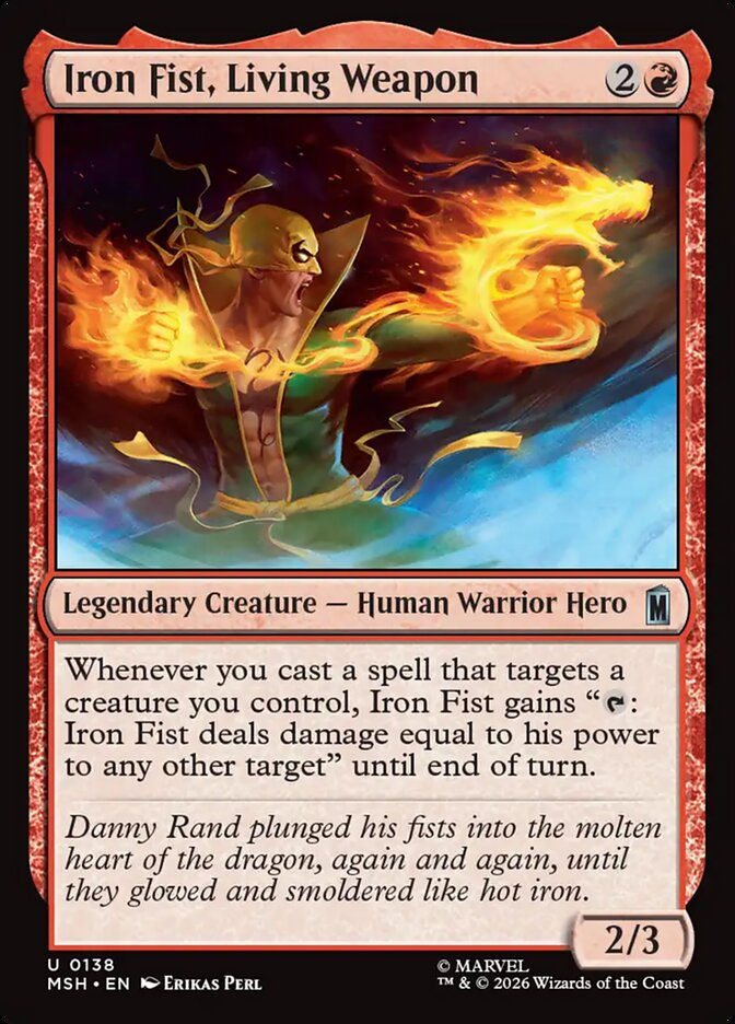 Iron Fist, Living Weapon (MSH) (138)
