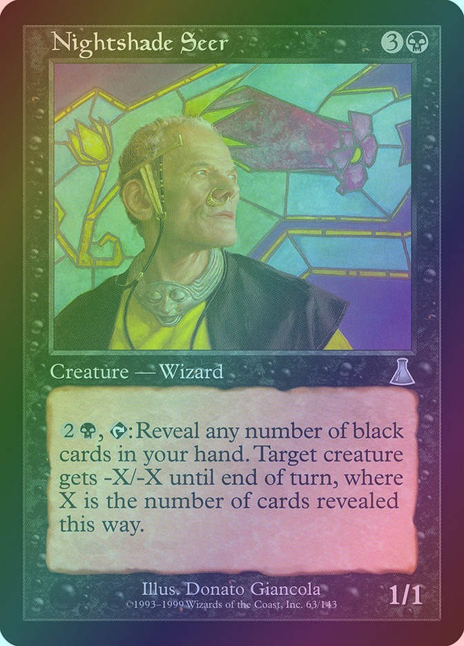 Nightshade Seer (UDS) (63) / Foil