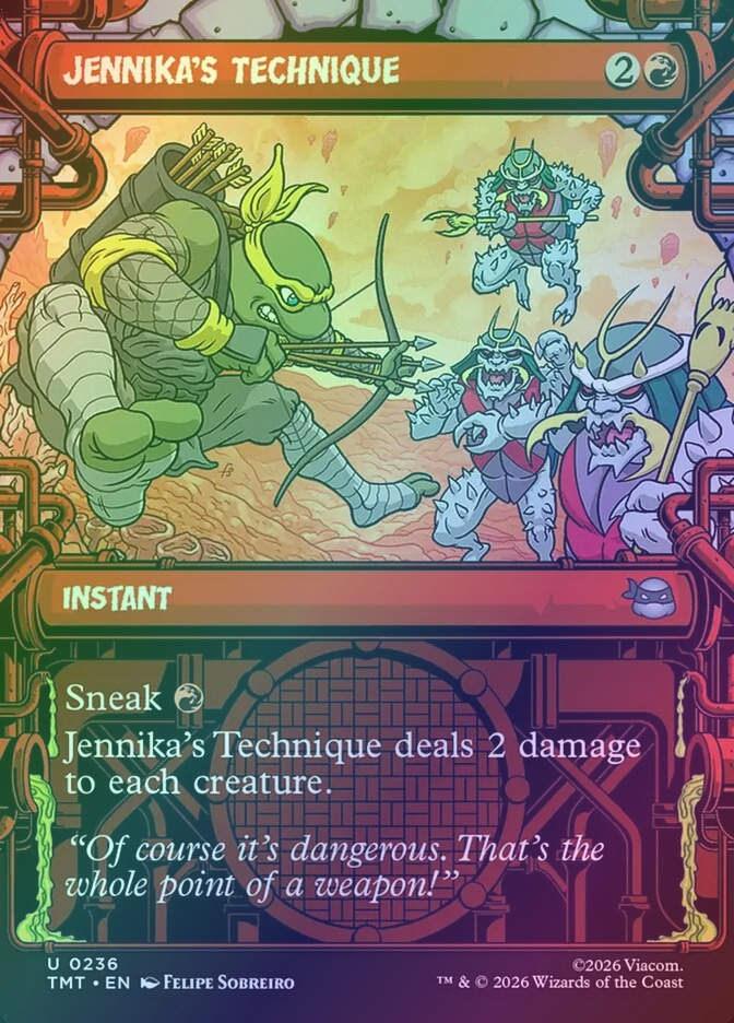 Jennika's Technique (TMT) (236) / Borderless / Showcase / Foil