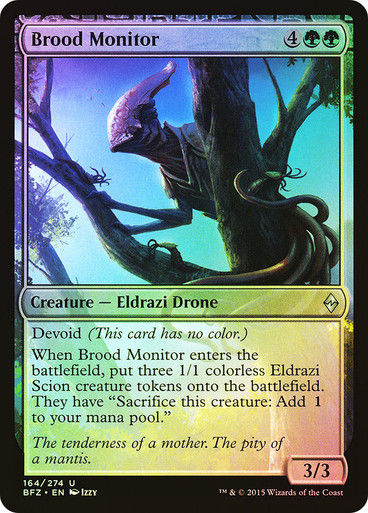 Brood Monitor (BFZ) (164) / Foil