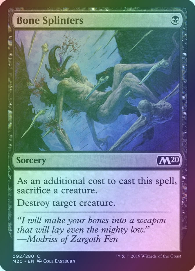 Bone Splinters (M20) (92) / Foil