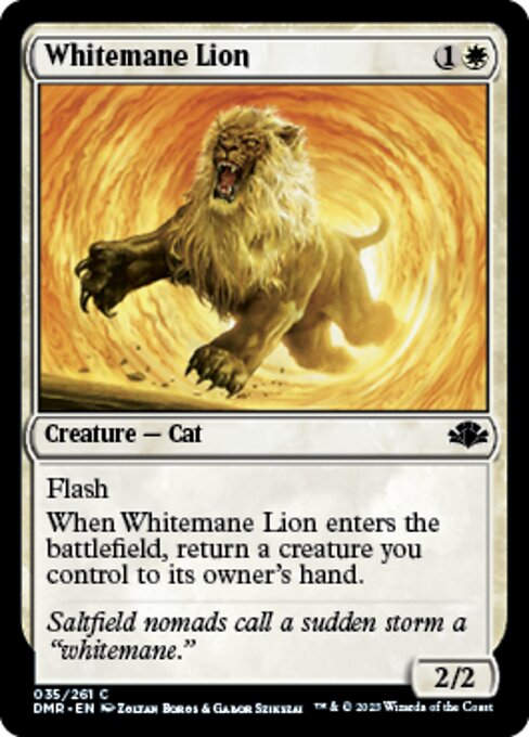 Whitemane Lion (DMR)