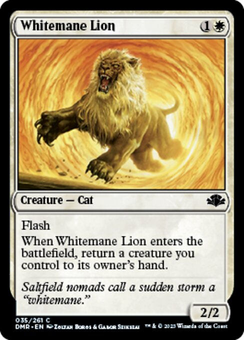 Whitemane Lion (DMR)