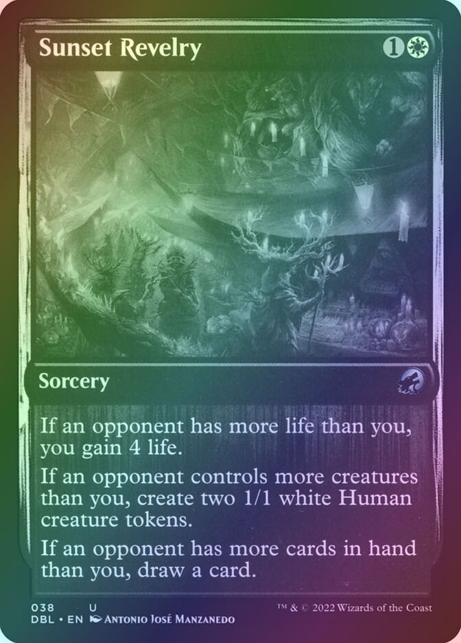 Sunset Revelry (DBL) (38) / Foil