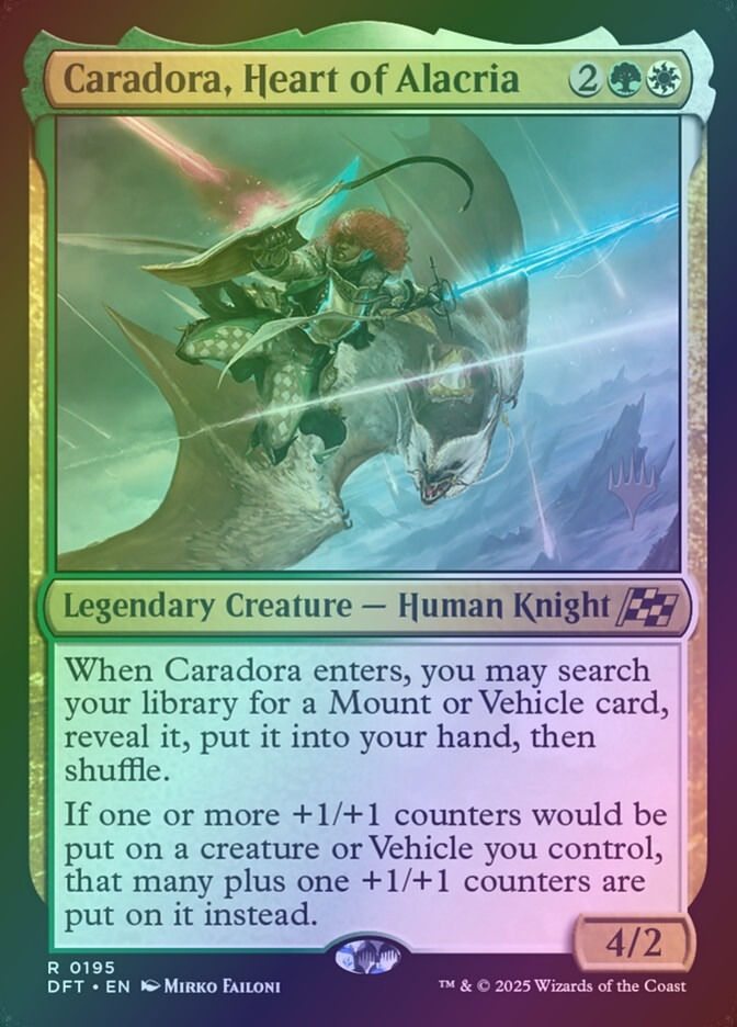 Caradora, Heart of Alacria (PDFT) (195p) / Foil