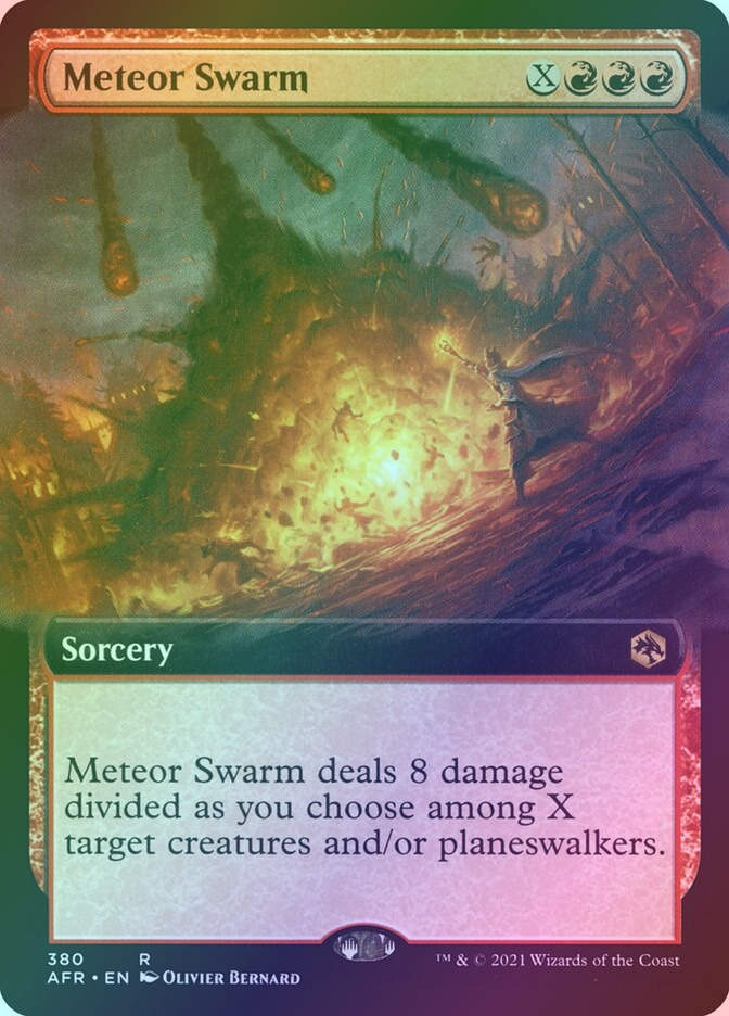 Meteor Swarm (AFR) (380) / Extended Art / Foil