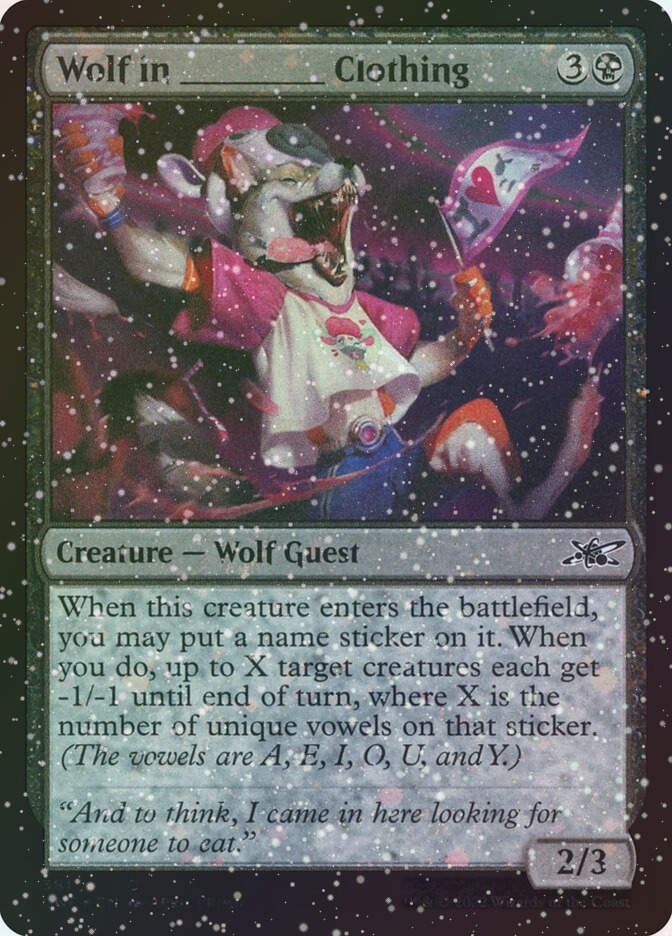 Wolf in _____ Clothing (UNF) (381) / Galaxy Foil