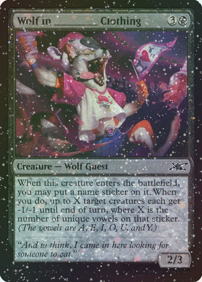 Wolf in _____ Clothing (UNF) (381) / Galaxy Foil