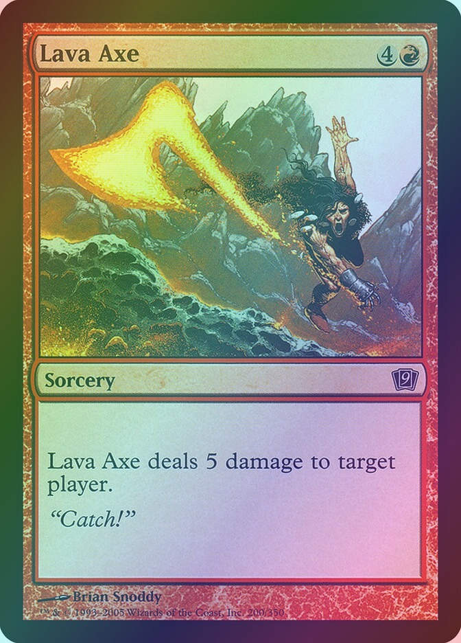 Lava Axe (9ED) (200★) / Foil