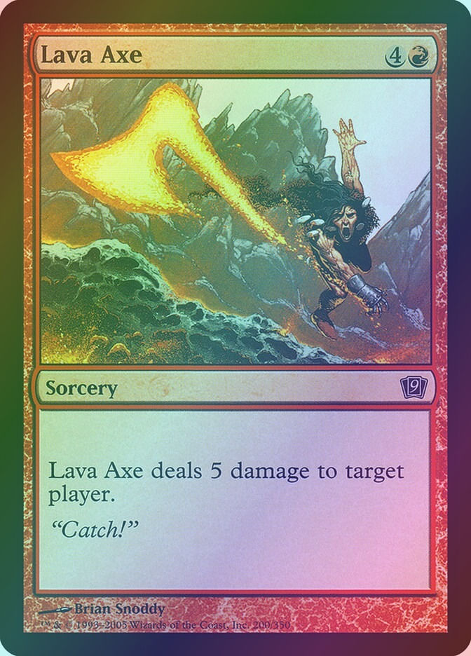 Lava Axe (9ED) (200★) / Foil