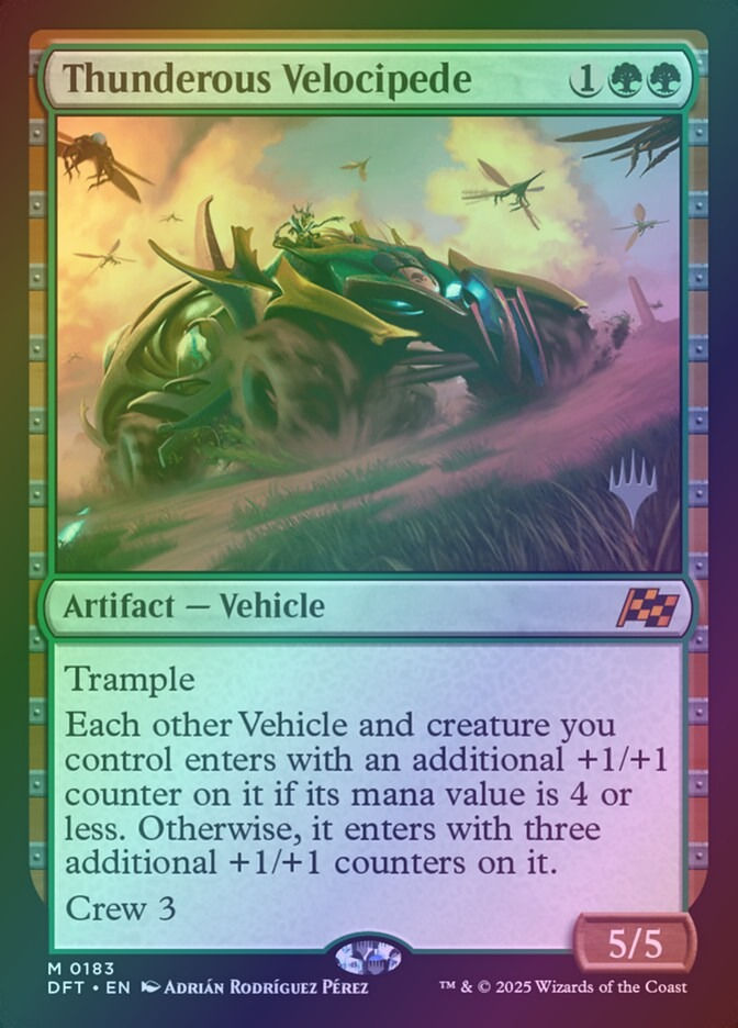 Thunderous Velocipede (PDFT) (183p) / Foil