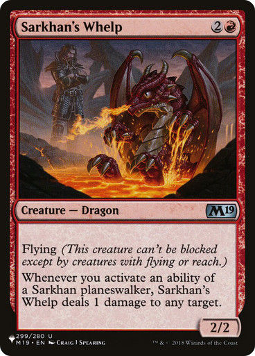 Sarkhan's Whelp (PLST) (M19-299)
