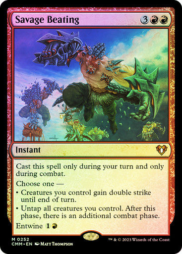 Savage Beating (cmm) / Foil