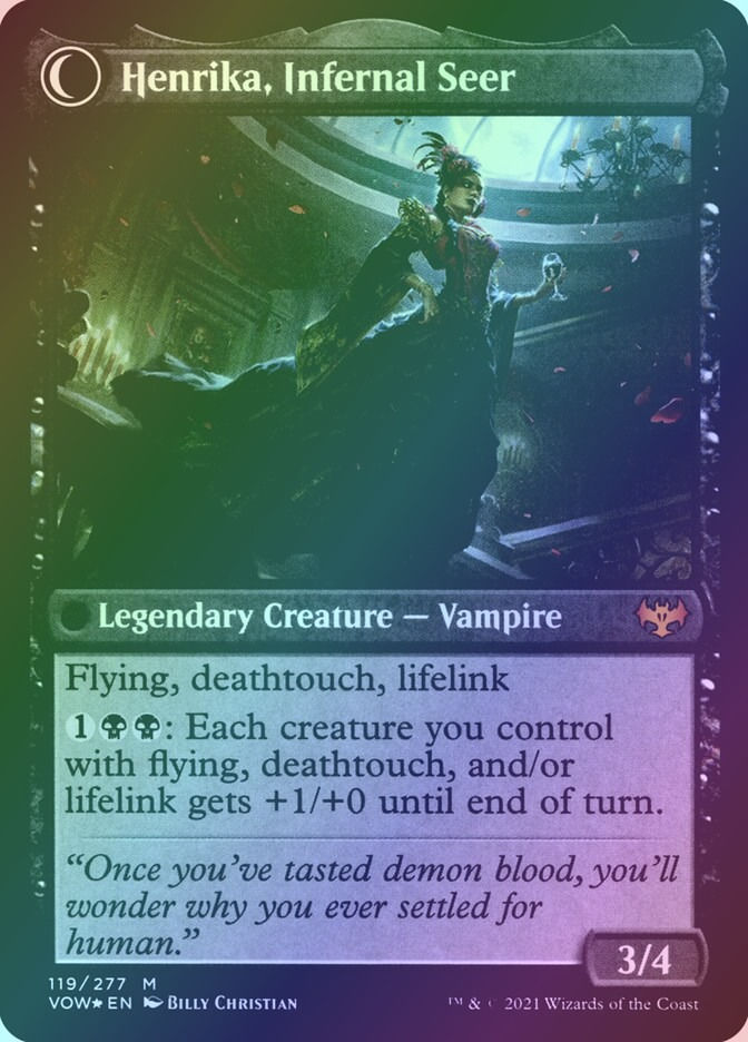 Henrika Domnathi // Henrika, Infernal Seer (PVOW) (119s) / Foil — cara 2 de 2