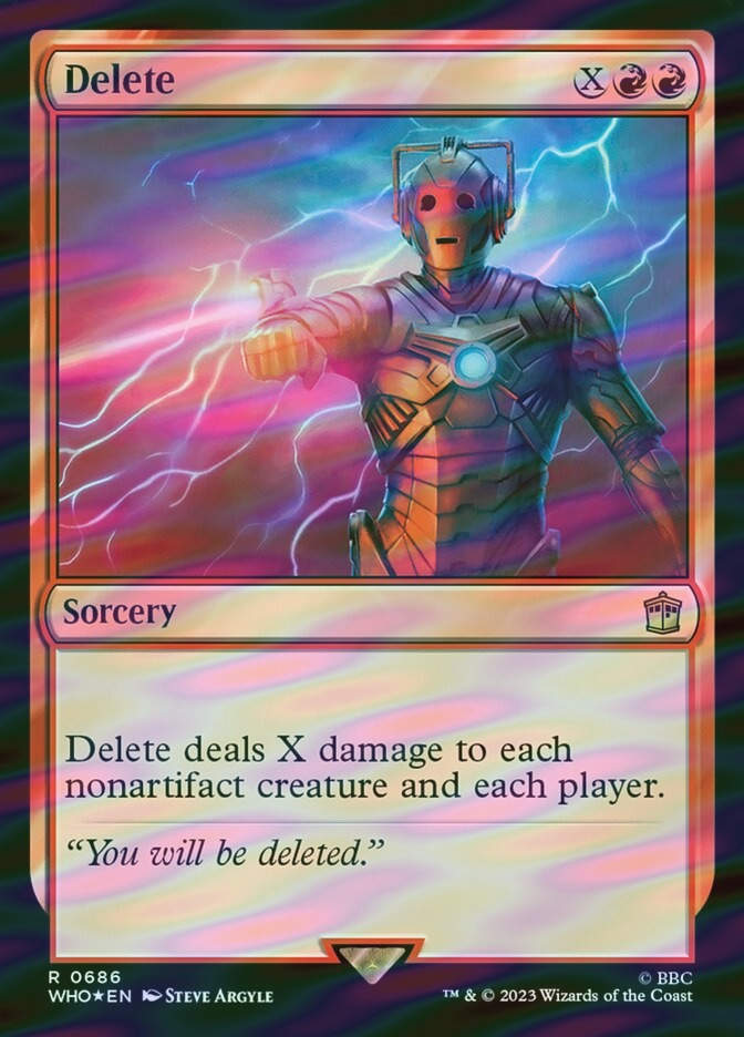 Delete (WHO) (686) / Surge Foil
