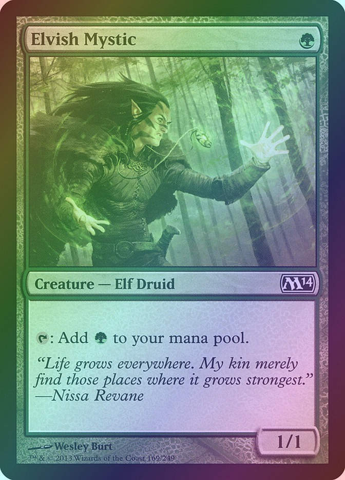Elvish Mystic (M14) (169) / Foil