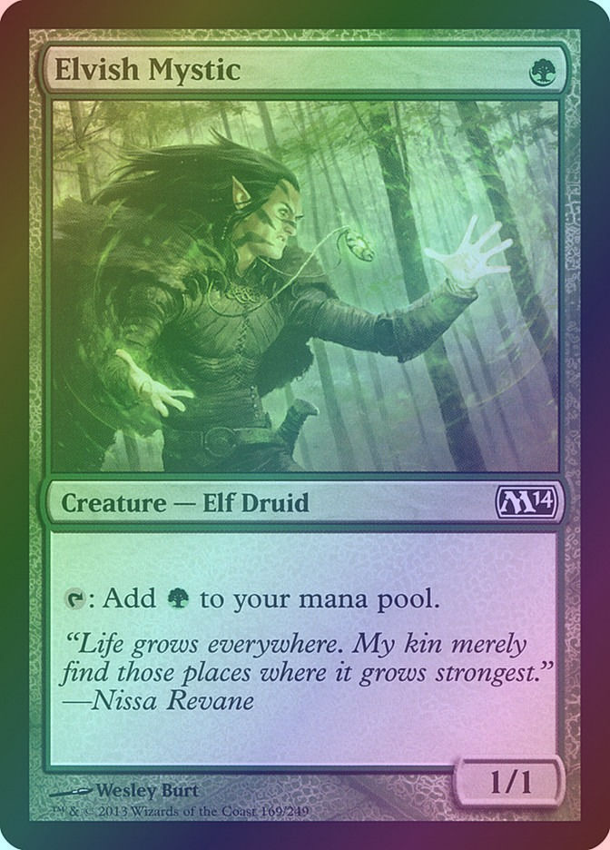 Elvish Mystic (M14) (169) / Foil