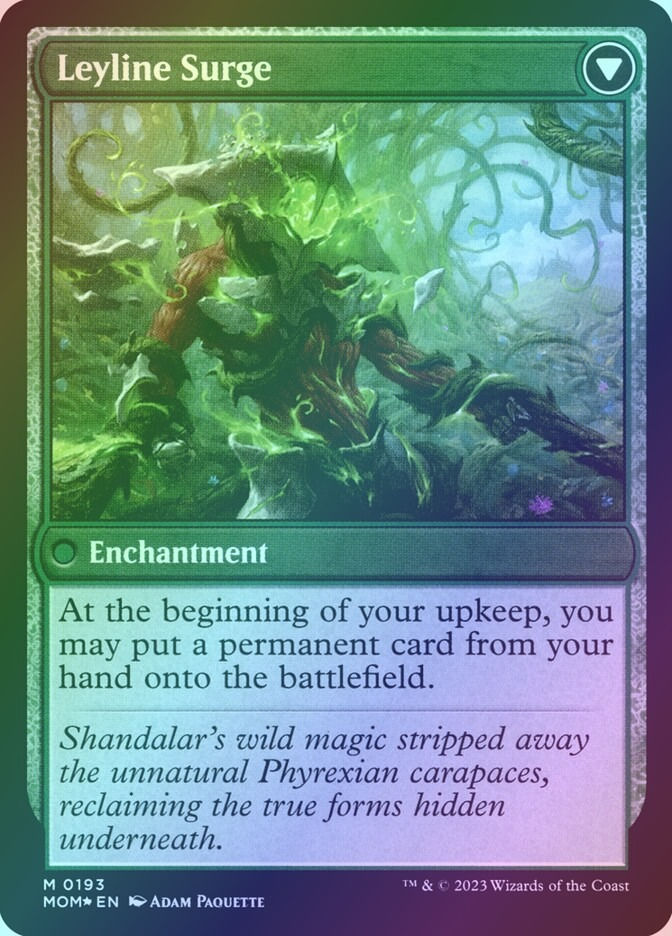 Invasion of Shandalar // Leyline Surge (PMOM) (193s) / Foil — cara 2 de 2