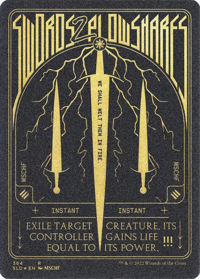Swords to Plowshares (SLD) (364) / Foil Etched