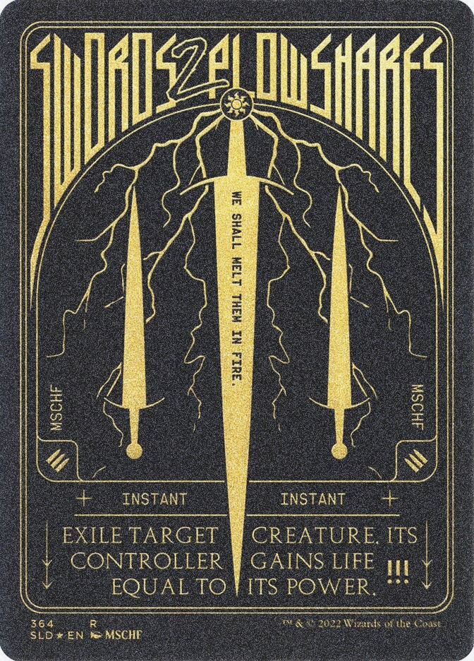 Swords to Plowshares (SLD) (364) / Foil Etched