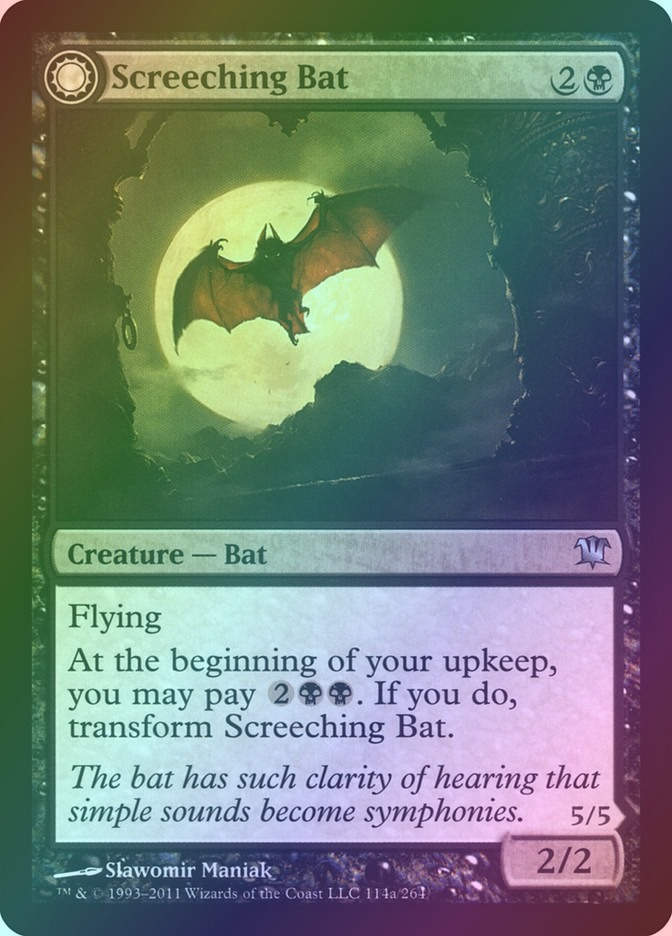 Screeching Bat // Stalking Vampire (ISD) (114) / Foil