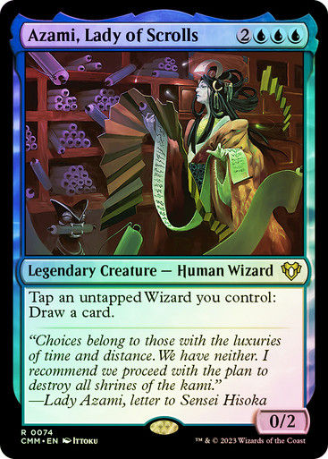 Azami, Lady of Scrolls (cmm) / Foil