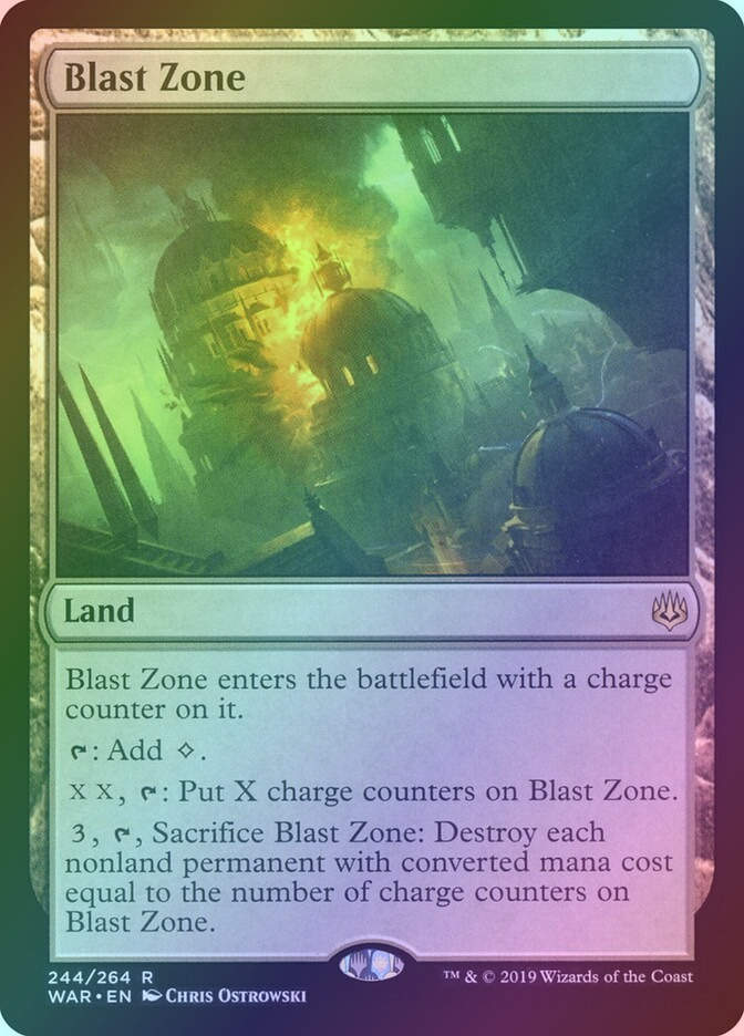 Blast Zone (WAR) (244) / Foil