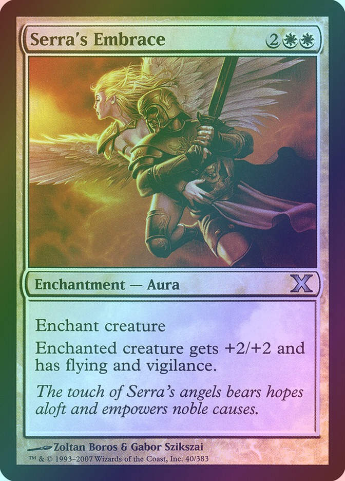 Serra's Embrace (10E) (40★) / Foil