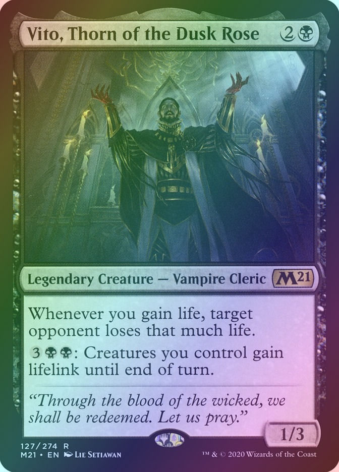 Vito, Thorn of the Dusk Rose (M21) (127) / Foil