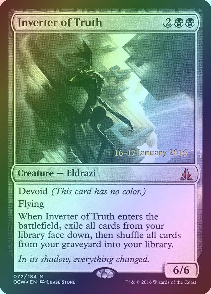 Inverter of Truth (POGW) (72s) / Foil