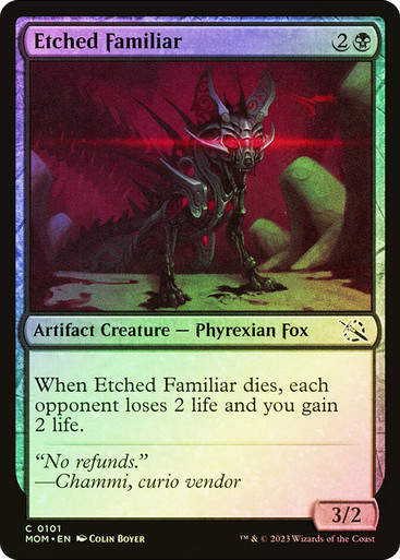 Etched Familiar (mom) / Foil
