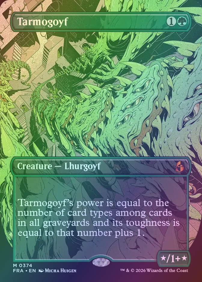Tarmogoyf (FRA) (374) / Borderless / Foil