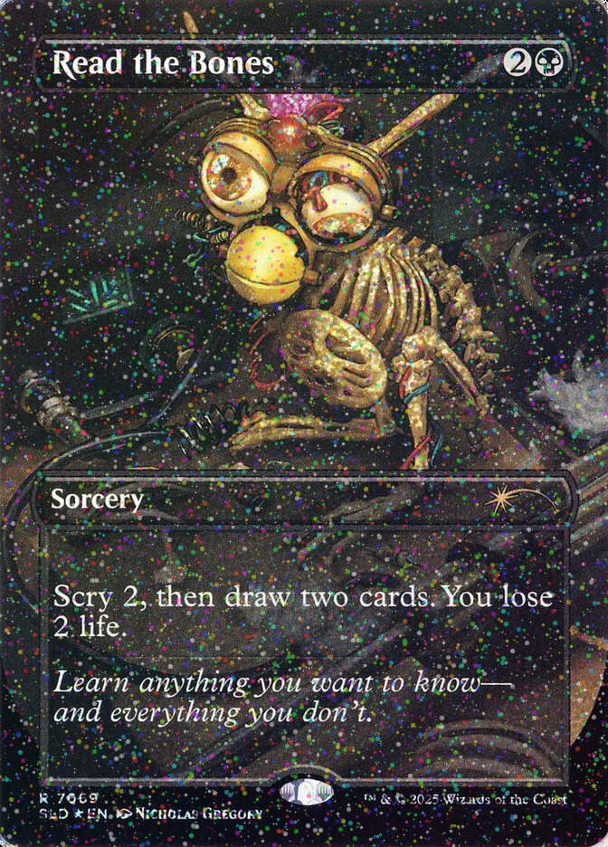 Read the Bones (SLD) (7069) / Borderless / Confetti Foil
