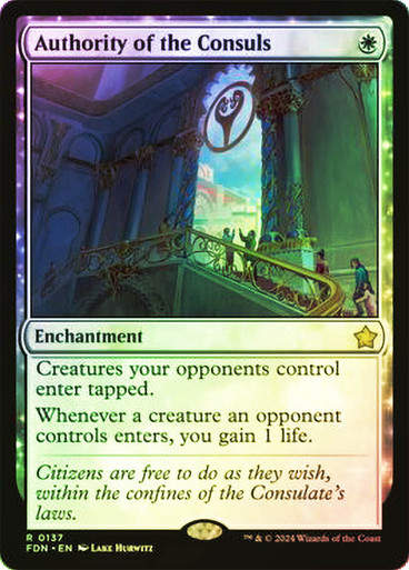 Authority of the Consuls (FDN) (137) / Foil