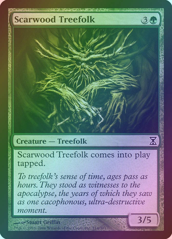 Scarwood Treefolk (TSP) (214) / Foil