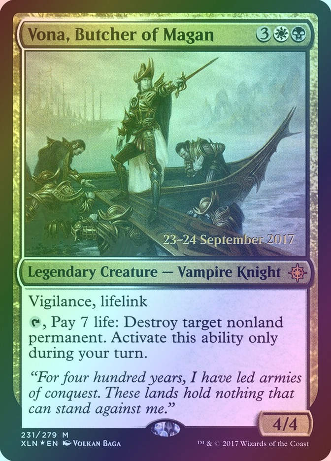 Vona, Butcher of Magan (PXLN) (231s) / Foil