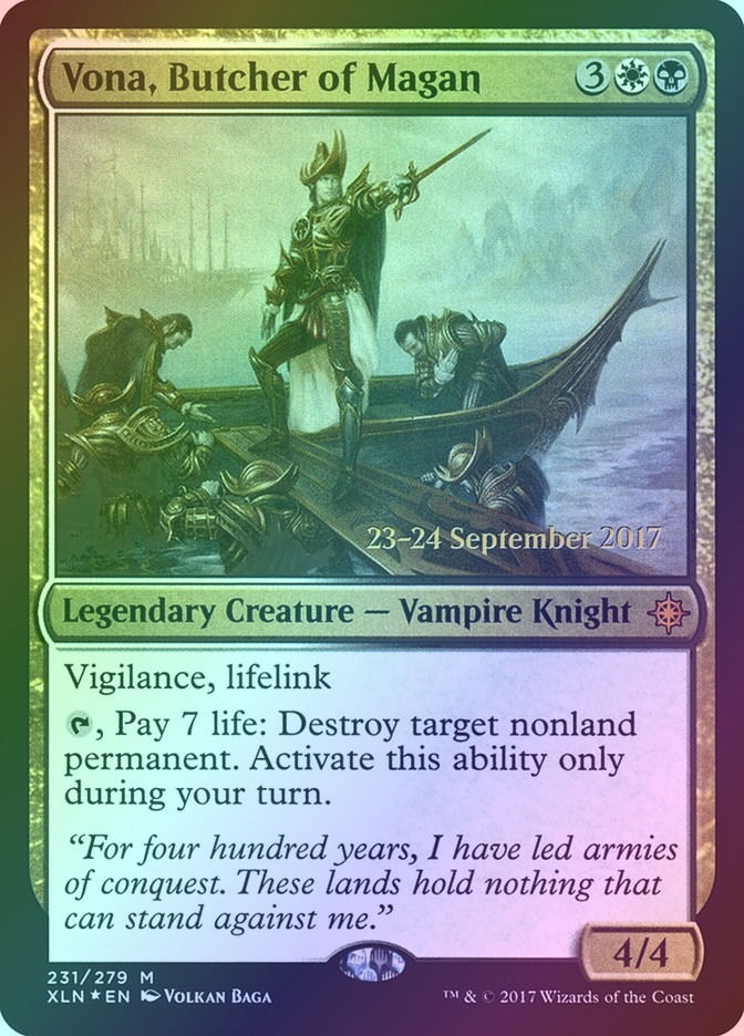 Vona, Butcher of Magan (PXLN) (231s) / Foil