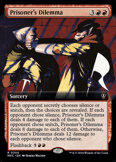 Prisoner's Dilemma (mkc) (344) / Extended Art