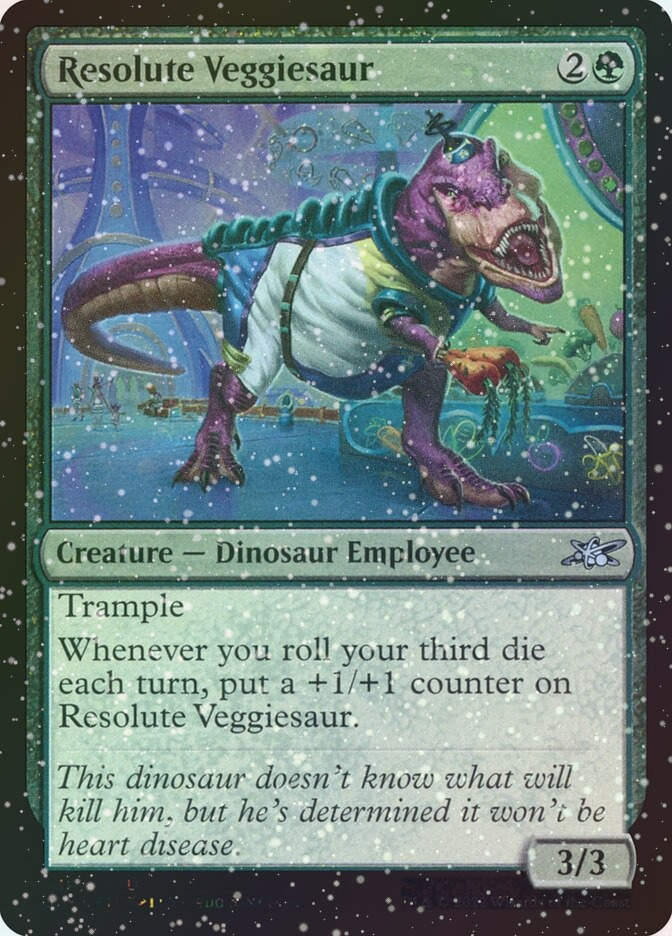 Resolute Veggiesaur (UNF) (439) / Galaxy Foil