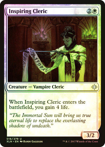 Inspiring Cleric (XLN) (16) / Foil