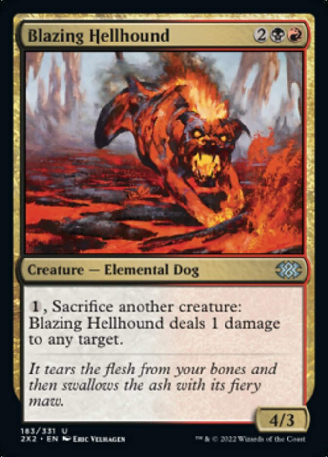 Blazing Hellhound (2X2)